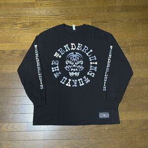 23 TENDERLOIN LONG SLEEVE TEE BS BLACK テンダーロイン ロンT Tシャツ ボルネオ スカル 長袖 ブラック XLサイズ