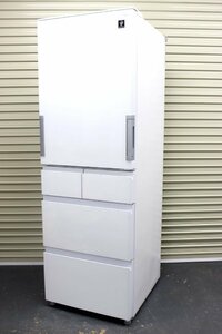 １円～ 美品！！2020年製シャープ SHARP ノンフロン冷凍冷蔵庫 SJ-GW 41F-W どっちもドア(両開き) 幅60.0cm スリムタイプ 5ドア 【49R60】
