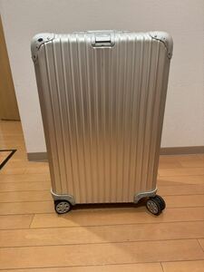 【激レア・廃盤・青ロゴ】RIMOWA リモワ TOPAS トパーズ 64L 4輪 TSAロック チェックイン M キャリー スーツ ケース【送料無料】