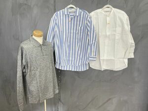 COMMEdesGARCONS HOMME メンズ シャツ ポロシャツ? 3枚セット コムデギャルソンオム ストライプ 無地 ファッション 衣類/56758