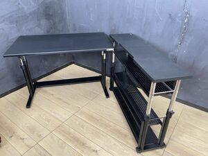  bow hyute extension desk BHC-1000Hge-ming desk BHD-1000M set going up and down type Bauhutte pick up welcome /56840