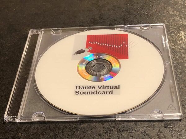 Dante Virtual Soundcard インストールDVD