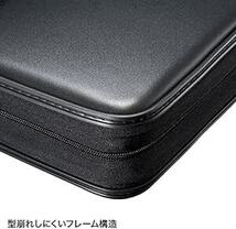 サンワサプライ(Sanwa Supply) ポリプロピレン DVD・CDセミハードケース(96枚収納・ブラック) FCD-WL96_画像6