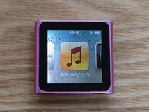 ◆◆iPod nano 第6世代 A1366 16GB ピンク モデル:MC698J 動作良好 バッテリー良好|N6-1051◆◆_画像1