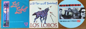 Los Lobos/米英盤7インチ３枚セット