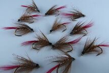 完成品フライ Red Tail Dabbler #10 12本 (049)_画像1