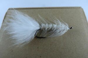 完成品フライ Woolly Bugger White #2 12本 (802)