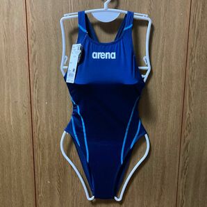 アリーナ レディース 競泳用水着 リミック (クロスバック) L ネイビー×ブルー #ARN-1021W-NVBU 新品タグ付き