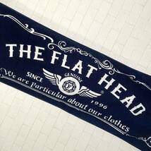 THE FLAT HEAD フラットヘッド マフラータオル フライングホイール 今治タオル_画像1