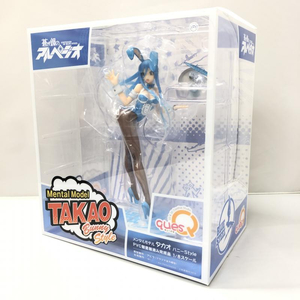 【中古】キューズQ メンタルモデル タカオ バニーstyle ブラックエレガンス 蒼き鋼のアルペジオ 1/8 PVC製塗装済み完成品[240010354999]