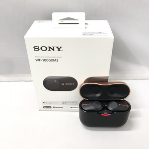 【中古】SONY ソニー ワイヤレスノイズキャンセリングステレオヘッドセット ブラック WF-1000XM3 ワイヤレスイヤホン[240015244912]