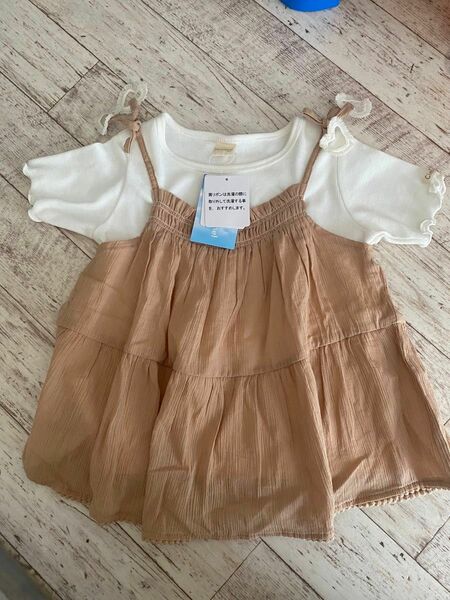 新品未使用！トップス 女の子 レース　120センチ　ワンピース　チュニック 夏服