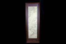 *3。◆錵◆ 真作保証 加藤棕廬 「雪景山水」 肉筆水墨画40号 旧家蔵出 T[O124]P/23.5廻/HB/(200)_画像2