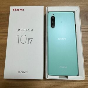 【動作確認のみ】docomo Xperia 10 IV SO-52C ミント ドコモ