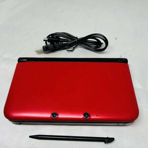 ★1円～ 美品 動作確認済 NINTENDO 3DSLL 本体 レッド ブラック 任天堂 送料全国520円 ニンテンドー RED × BLACK