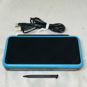 ★1円～ 動作確認済 New NINTENDO 2DSLL 本体 ブラック ターコイズ 任天堂 ニンテンドー black × turquoise 送料520円