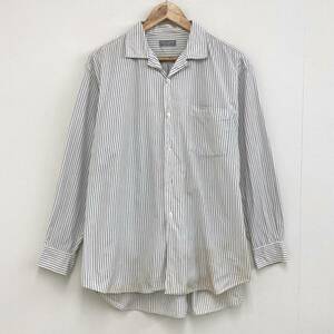 田中オム COMME des GARCONS HOMME ストライプ 開襟 長袖 シャツ オーバーサイズ コムデギャルソンオム 90s VINTAGE archive 3120335