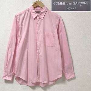 田中オム AD2003 COMME des GARCONS HOMME ピンク ワイド 長袖シャツ Mサイズ コムデギャルソンオム VINTAGE archive 4010466