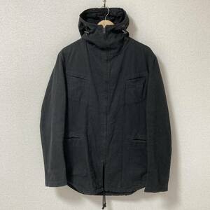 Yohji Yamamoto Pour Homme コットン モッズコート シャツ 黒 2サイズ ヨウジヤマモトプールオム ジャケット パーカー archive 4030075