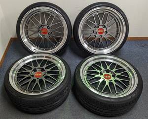 【取り外し中古品】BBS LM227 8.5J+32 225/35ZR19 LM228 9.5J+35 255/30ZR19 PCD120【BMW E91 取り外し品】