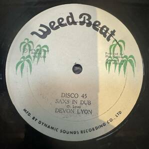 【レゲエ12インチ】DEVON LYON #WEED BEAT #DISCO45の画像5