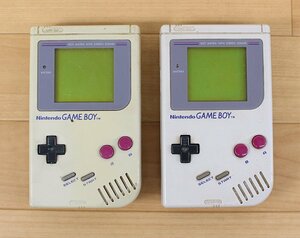 ◇ジャンク品◇ Nintendo 任天堂 初代ゲームボーイ 2台セット 本体のみ DMG-01 傷み※電源入らない（2754175）