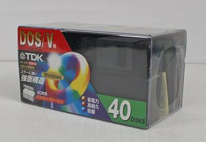 ◆未開封品◆ TDK 3.5インチ 2HDフロッピーディスク DOS/Vフォーマット 40枚パック MF2HD-BMX40PS(2712179)