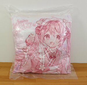 ◇現状品◇ TAITO タイトー　桜ミク おおきなスクエアクッション 和風喫茶ver.　非売品　タグ付き（2921260）