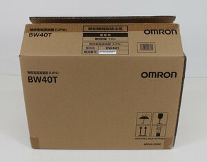 ◆開封未使用品◆ OMRON オムロン BW40T 無停電電源装置(UPS) ※正弦波 400VA/250W　箱傷み（2745681）