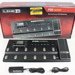 □現状品□ LINE6 POD HD500 マルチエフェクター ライン６ 簡易音出し済み （2754107） の画像1