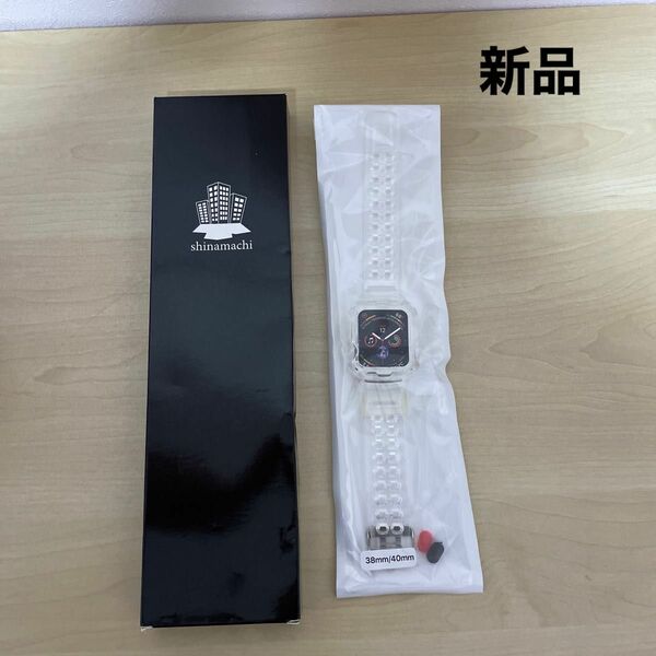 新品　Apple Watch クリアバンド　38㎜から40㎜