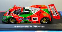 MAZDA 787B LE Mans Winner 1991 20th Aniversary EDITION 元箱付 AUTO art signature オートアート　１／１８ シリアルナンバー　美品_画像2