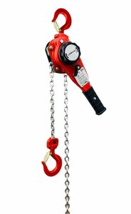 NEW light weight small size lever hoist 0.8t 1.5m 800kg red color lever block chain hoist changer block chain Gotcha load . machine height goods 