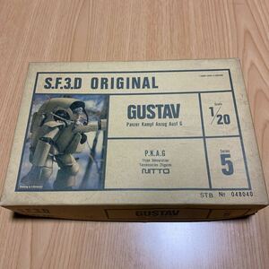 S.F.3.Dオリジナル マシーネンクリーガー GUSTAV P.K.A.G 横山宏 日東科学 中古未組立プラモデル 1/20 NITTO 