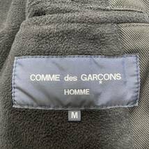 COMME des GARCONS HOMME ロングコート ブラック Mサイズ 大きいサイズ 紳士 AD2005 コットン100% コムデギャルソンオム 1スタ_画像8
