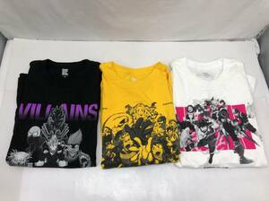 Design Tshirts Store graniph 僕のヒーローアカデミア Tシャツ 半袖 セット M ブラック ホワイト イエロー コラボ グラニフ 24031402