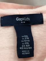 GAP キッズ 子供服 パーカー 160サイズ ピンク 裏起毛 女の子 24032702_画像4