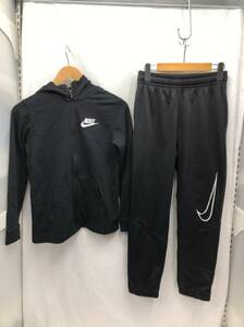 NIKE 上下 別々 セット 子供服 L 150cm ブラック キッズ コットンパーカー ジャージパンツ まとめ 24032802