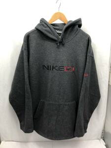 NIKE フリース パーカー メンズ XL 大きめ グレー フーディ プルオーバー オーバーサイズ 24030501