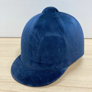 RUHM REITSPORT キャスケット帽 キャップ ライディングヘルメット サイズ57 紺 ネイビー 乗馬 (5-1)