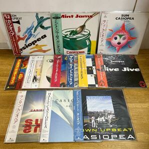 LP レコード CASIOPEA カシオペア まとめて13枚セット ミント・ジャムス/サン/サンダー・ライヴ/HALLE/ダウン・アップビート 等 (6-4の画像1