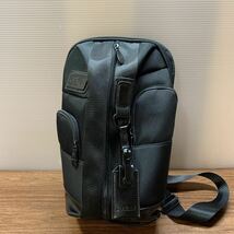 D.KELLY ボディバッグ 美品 36×21cm ブラック/黒 メンズ ファッション カジュアル カバン 鞄 バッグ (石713_画像1