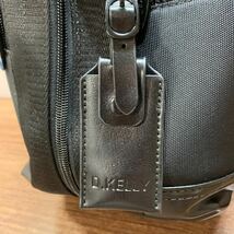 D.KELLY ボディバッグ 美品 36×21cm ブラック/黒 メンズ ファッション カジュアル カバン 鞄 バッグ (石713_画像4