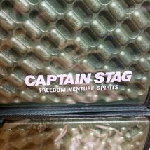 CAPTAIN STAG キャプテンスタッグ EVAフォームマット 2個セット シート キャンプ アウトドア グリーン 中古 マット 持運び _画像2