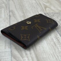 USED LOUIS VUITTON ルイヴィトン モノグラム ミュルティクレ6 6連キーケース 箱付 M62630 ICタグ ブラウン系 メンズ レディース 鍵 ロゴ_画像4