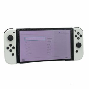 KS USED NINTENDO SWITCH ニンテンドー スイッチ HG-S-KAAAA HEG-001 有機ELモデル 白 黒 microSD256GB 初期化済 動作確認済 任天堂 ゲーム