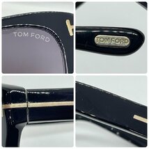 USED TOM FORD トムフォード サングラス Snowdon スノードン TF237-F 01B 51□21 145 メンズ ブラック系 アイウェア ケース付き_画像8