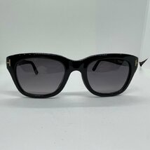 USED TOM FORD トムフォード サングラス Snowdon スノードン TF237-F 01B 51□21 145 メンズ ブラック系 アイウェア ケース付き_画像2