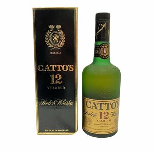 KS 未開栓 CATTO'S カトーズ カトス 12年 スコッチウィスキー 特級 750ml 43％ 箱付 古酒 洋酒