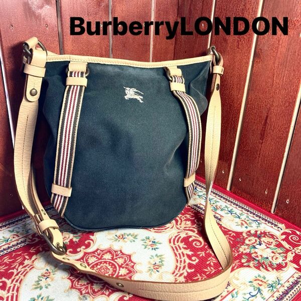 BurberryLONDON BLUE LABELトートバックハンドバック